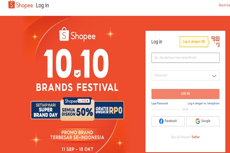 Cara Buat Akun Jualan di Shopee, Capture via Shopee