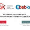 cara cek BI Checking, capture via ideb-OJK