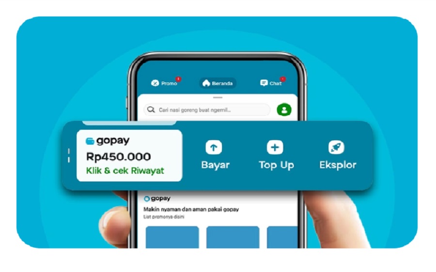 Cara Top Up GoPay lewat ATM BRI, Capture via GoJek