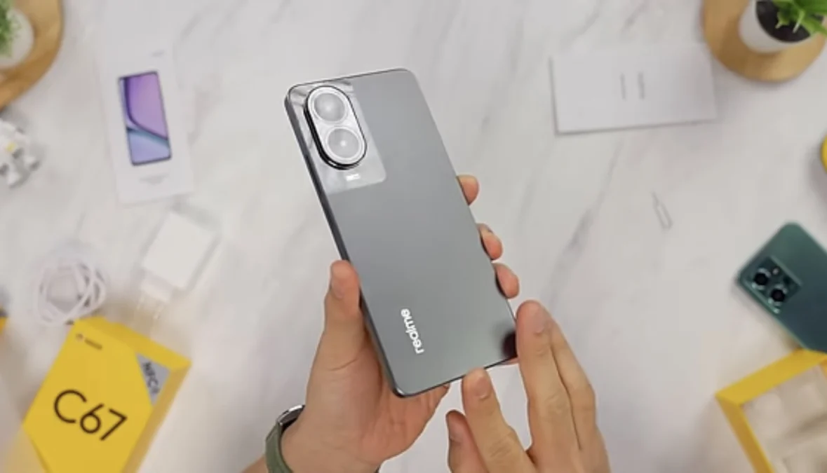 Realme C67 Meluncur di Indonesia/foto screenshot via Youtube/Gadgetin