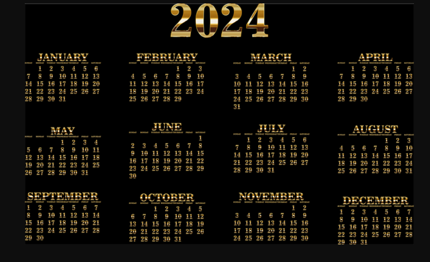 Kalender Tahun 2024 Terbaru