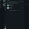 Meta Melakukan Uji Coba Tampilan Baru WhatsApp Web Dark Mode / Source @WABetaInfo