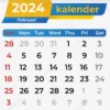 Download Kalender 2024 PDF, capture via PngTree