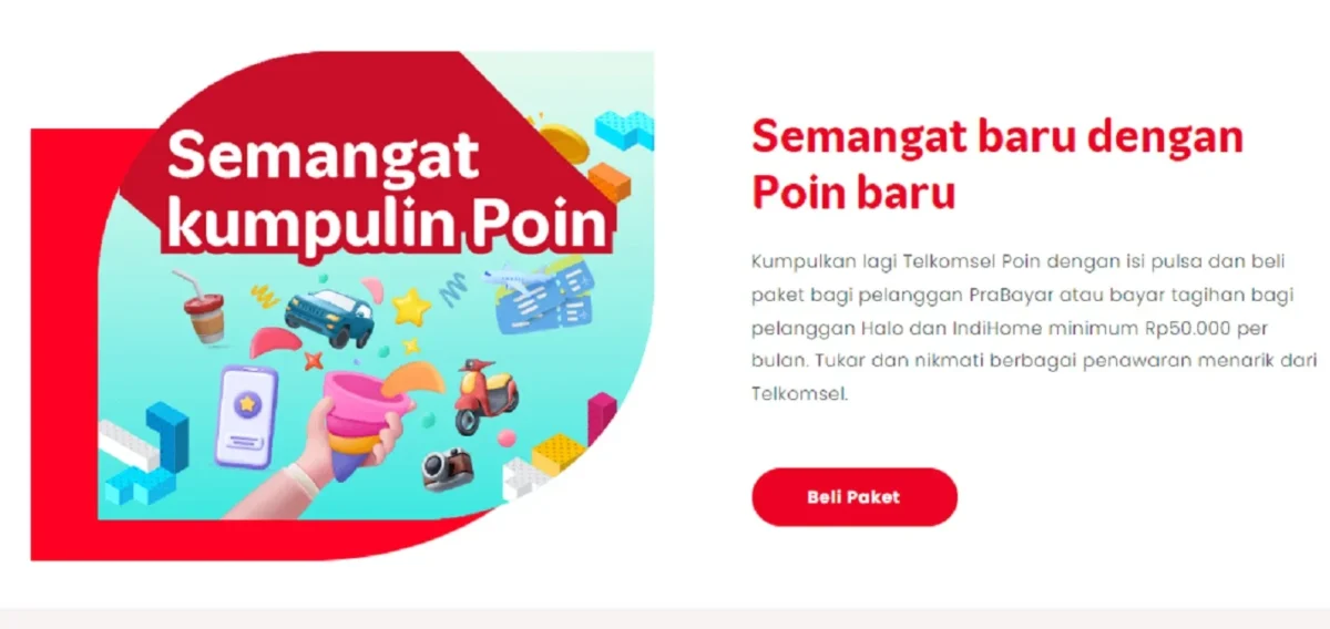 3 Cara Tukar Poin Telkomsel