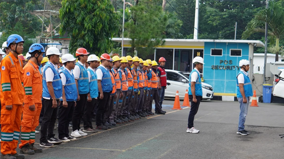 PLN UP3 Purwakarta Menggelar Apel Siaga Kelistrikan Guna Memastikan Kehandalan Listrik Selama Idul Fiitri 1445