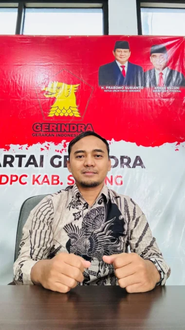 Anggota DPRD Dapil IV Subang Fraksi Gerindra, Zainal Mufidz.