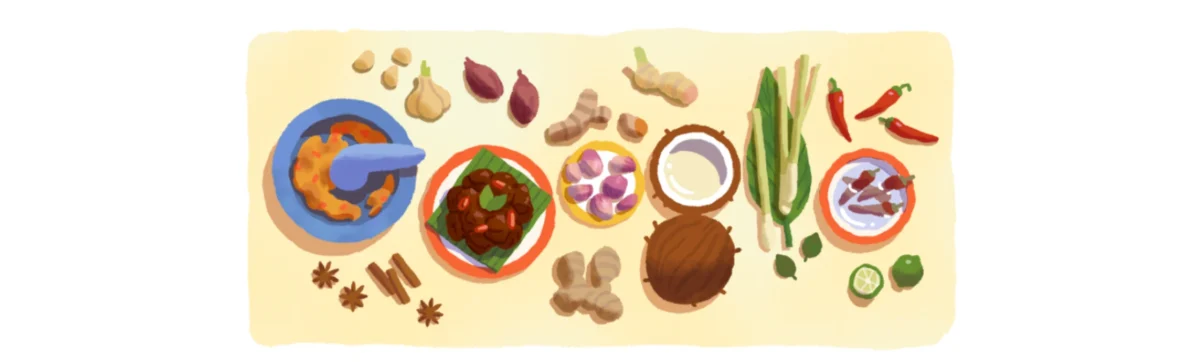 Google Doodle Rendang