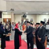 Tegar Jasa Priatna resmi jabat Wakil Ketua DPRD Subang.