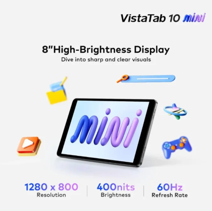 Itel VistaTab 10 Mini, Tablet Terjangkau untuk Belajar dan Hiburan