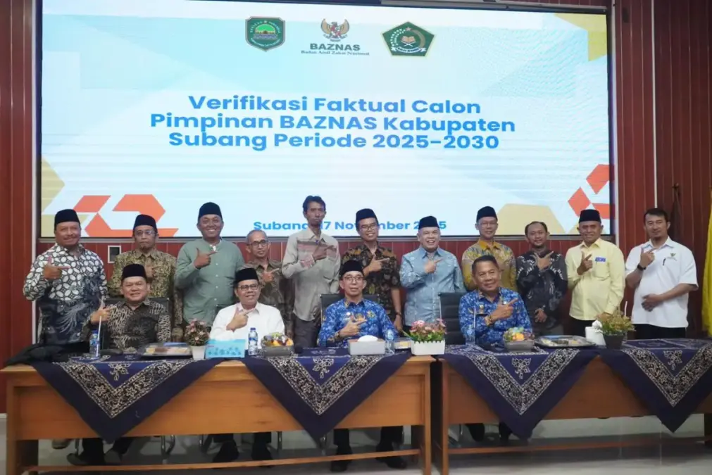 SEKDA SUBANG BUKA VERIFIKASI FAKTUAL CALON PIMPINAN BAZNAS KABUPATEN SUBANG PERIODE 2025-2030 SEKDA SUBANG BUKA VERIFIKASI FAKTUAL CALON PIMPINAN BAZNAS KABUPATEN SUBANG PERIODE 2025-2030