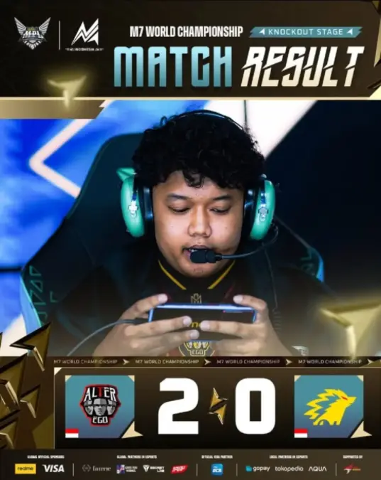 Hasil Knockout M7 ONIC vs AE: Balas Dendam Kedua, AE Unbeatable