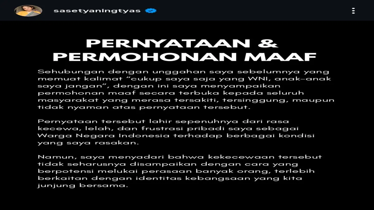 Suami Dwi Sasetyaningtyas, Arya Iwantoro, Setuju Kembalikan Rp2,5 Miliar Dana Beasiswa LPDP! Suami Dwi Sasetyaningtyas, Arya Iwantoro, Setuju Kembalikan Rp2,5 Miliar Dana Beasiswa LPDP!
