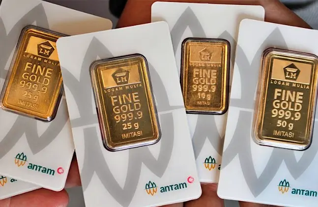 Harga Emas Antam Jumat Pagi Stabil di Rp 2.956.000 per Gram