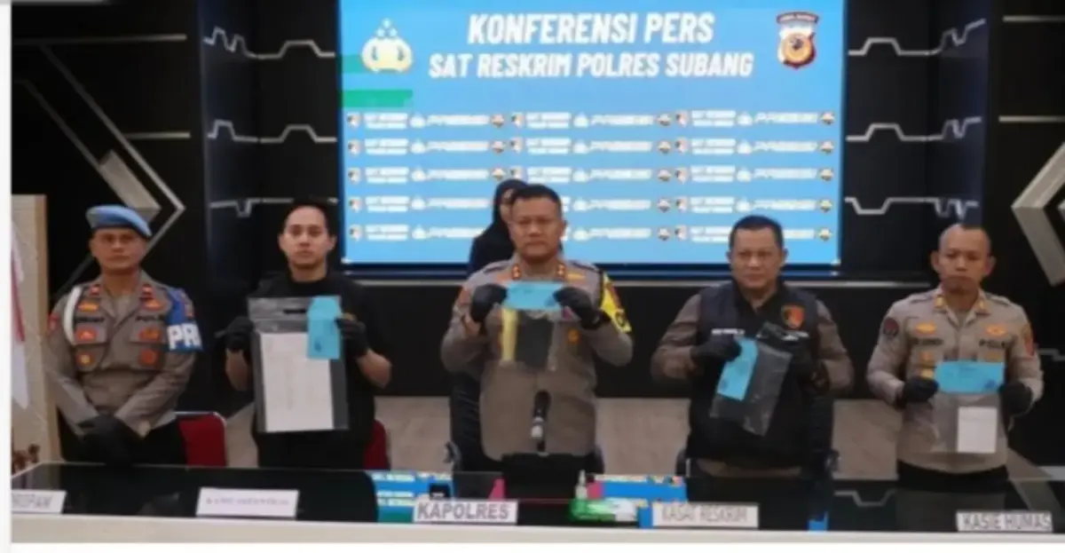 Polres Subang Ungkap Kasus Love Scamming, Korban Rugi Hingga Rp250 Juta