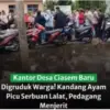 Warga Geruduk Kantor Desa Ciasem Baru, Protes Kandang Ayam di Tengah Permukiman Kian Memanas