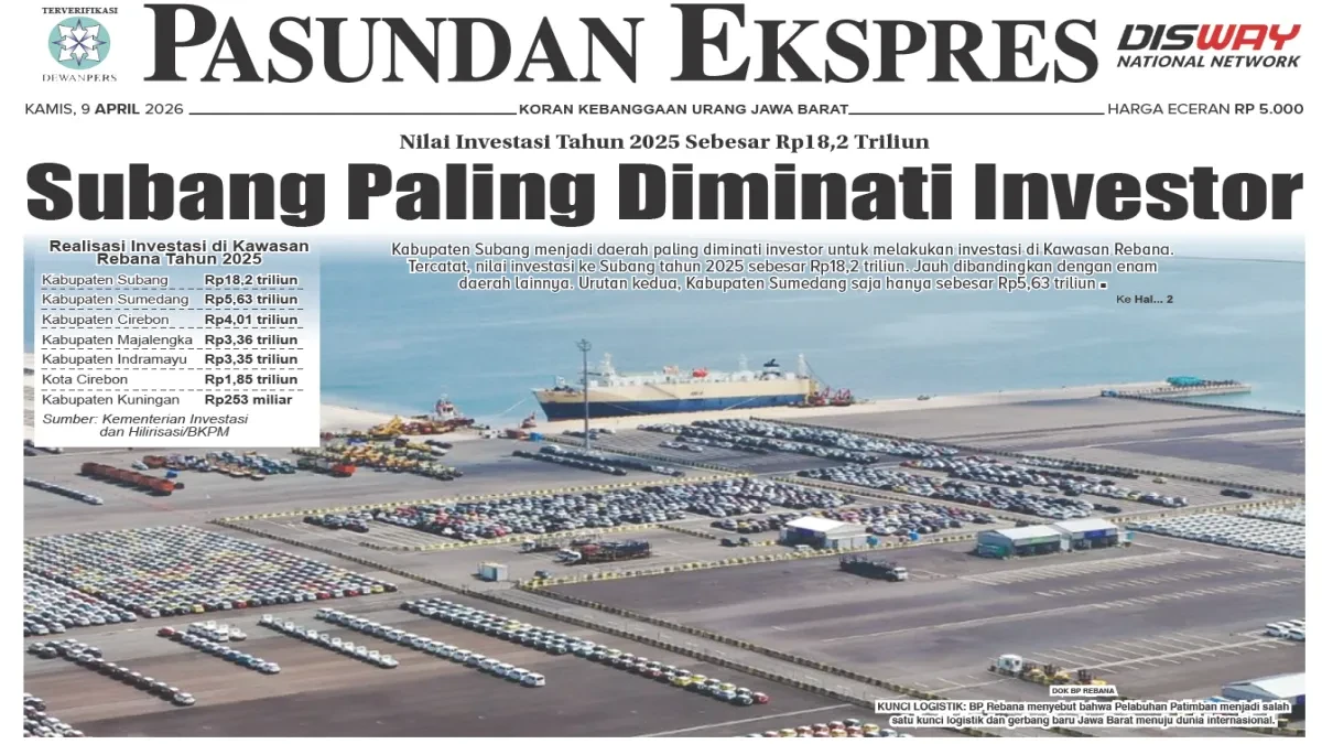 Subang Paling Diminati Investor, Nilai Investasi Tahun 2025 Sebesar Rp18,2 Triliun Subang Paling Diminati Investor, Nilai Investasi Tahun 2025 Sebesar Rp18,2 Triliun