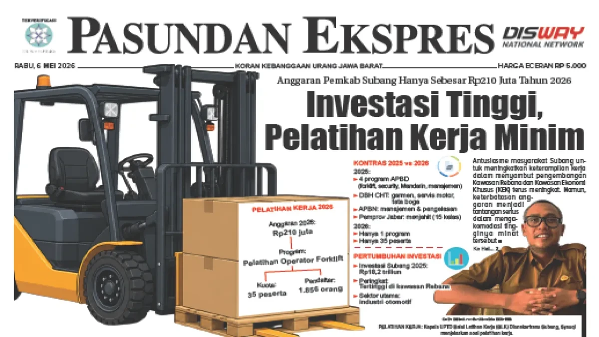 Investasi di Subang Tinggi, Namun Pelatihan Kerja Sangat Minim