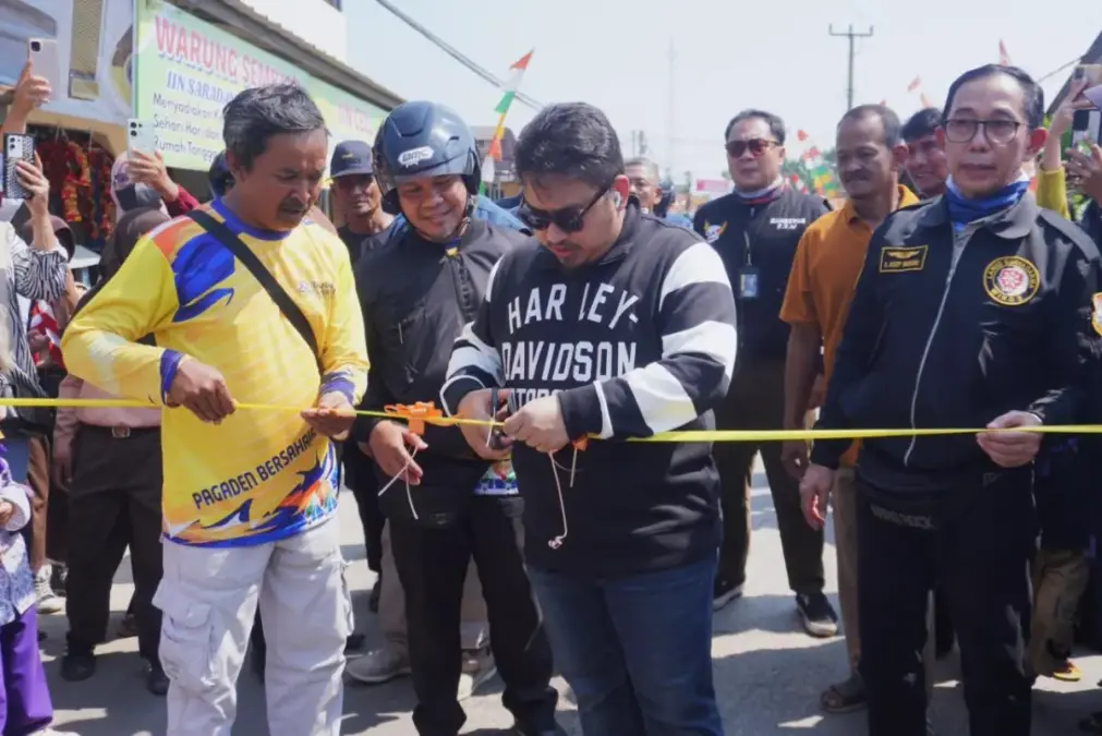 Saba Desa Di Kecamatan Pagaden, Bupati Subang Resmikan Tiga Ruas Jalan, Dorong Pembangunan Berdampak