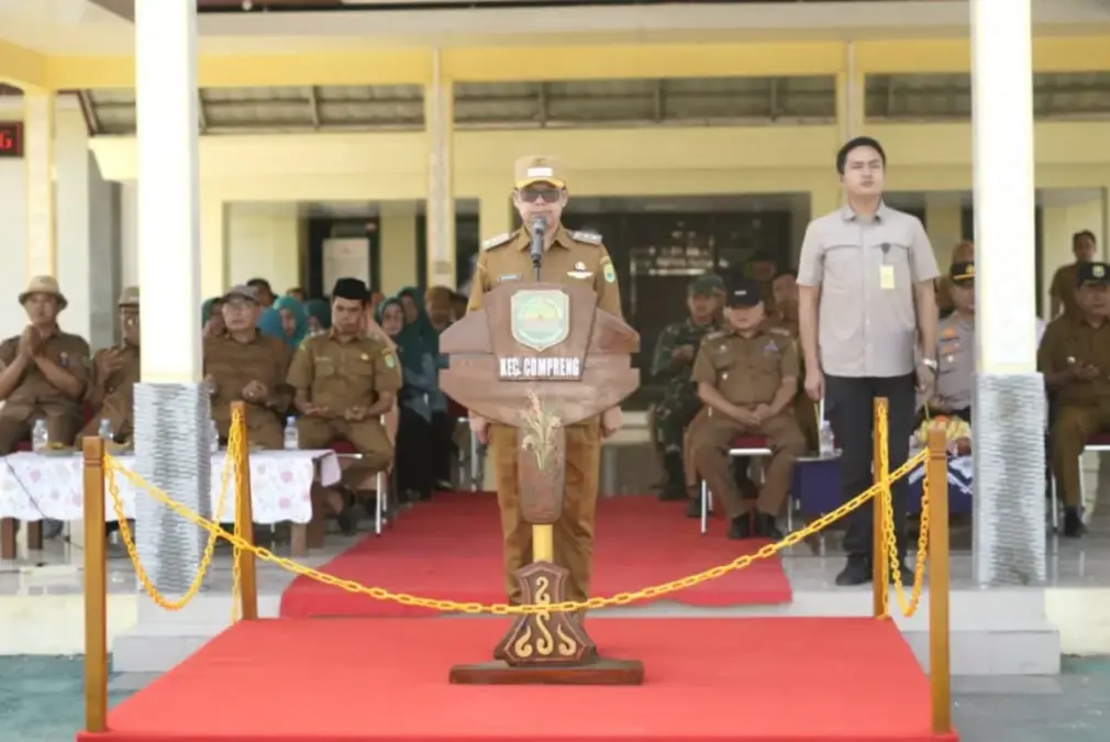 Wakil Bupati Subang Hadiri Apel Pembukaan Gebyar HUT Ke-39 Kecamatan Compreng, Ajak Masyarakat Terus Berkarya