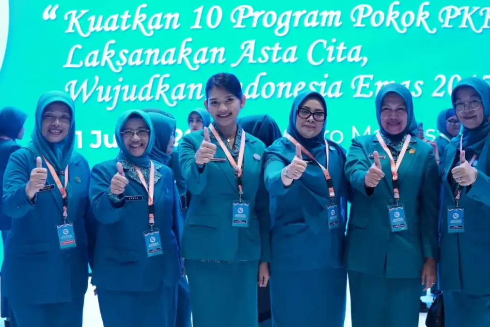 Ketua TP PKK Kabupaten Subang Hadiri Puncak HKG PKK Ke-54 Nasional Di Makassar, Perkuat Komitmen Ketua TP PKK Kabupaten Subang